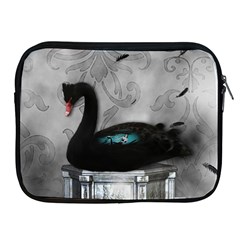 Wonderful Black Swan With Dark Mermaid Apple Ipad 2/3/4 Zipper Cases by FantasyWorld7