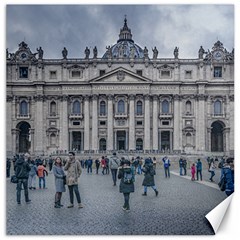 Saint Peters Square, Vatican City, Italy Canvas 12  X 12  by dflcprintsclothing