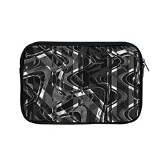 Black And White Intricate Geometric Print Apple Ipad Mini Zipper Cases by dflcprintsclothing