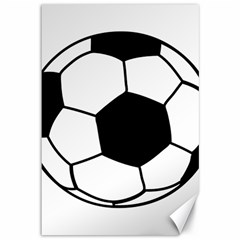 Soccer Lovers Gift Canvas 12  X 18  by ChezDeesTees