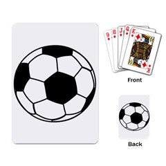 Soccer Lovers Gift Playing Cards Single Design (rectangle) by ChezDeesTees