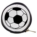 Soccer Lovers Gift Mini Makeup Bag Front