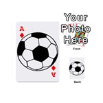 Soccer Lovers Gift Playing Cards 54 Designs (Mini) Front - DiamondA
