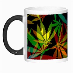 Ganja In Rainbow Colors, Weed Pattern, Marihujana Theme Morph Mugs by Casemiro