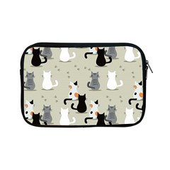 Cute Cat Seamless Pattern Apple Ipad Mini Zipper Cases by Vaneshart