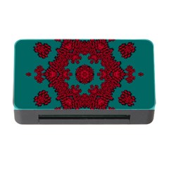 Cherry-blossom Mandala Of Sakura Branches Memory Card Reader With Cf by pepitasart