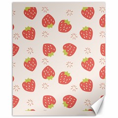 Strawberries-pattern-design Canvas 16  X 20  by Vaneshart