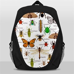 Insects Seamless Pattern Backpack Bag by Vaneshart