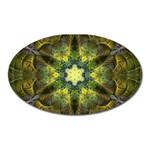 Fractal fantasy design background Oval Magnet Front