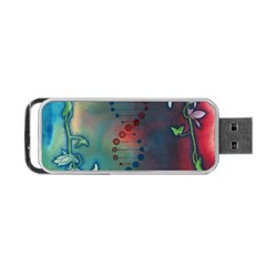 Flower Dna Portable Usb Flash (two Sides) by RobLilly