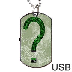 Who Else? Street Tape Dog Tag Usb Flash (one Side) by 80generationsapparel