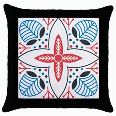 Motif Throw Pillow Case (black) by Sobalvarro