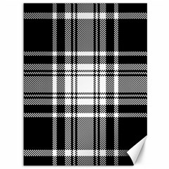 Pixel Background Design Modern Seamless Pattern Plaid Square Texture Fabric Tartan Scottish Textile Canvas 36  X 48  by BangZart