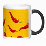 Chili vegetable pattern background Morph Mugs Right