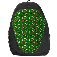 Clown Ghost Pattern Green Backpack Bag by snowwhitegirl