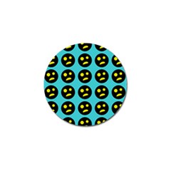 005 - Ugly Smiley With Horror Face - Scary Smiley Golf Ball Marker (10 Pack) by DinzDas