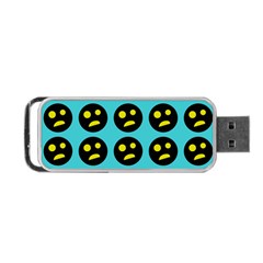 005 - Ugly Smiley With Horror Face - Scary Smiley Portable Usb Flash (one Side) by DinzDas