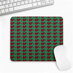 Evil Heart Graffiti Pattern Large Mousepads by DinzDas