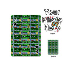 Game Over Karate And Gaming - Pixel Martial Arts Playing Cards 54 Designs (mini) by DinzDas