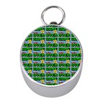 Game Over Karate And Gaming - Pixel Martial Arts Mini Silver Compasses Front