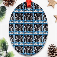 Sneaker Fanatic - Sneakers And Sport Shoes Fan Ornament (oval) by DinzDas