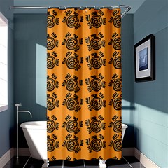 Inka Cultur Animal - Animals And Occult Religion Shower Curtain 36  X 72  (stall)  by DinzDas