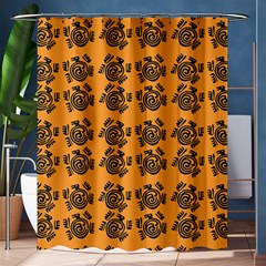 Inka Cultur Animal - Animals And Occult Religion Shower Curtain 60  X 72  (medium)  by DinzDas