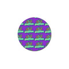 Jaw Dropping Comic Big Bang Poof Golf Ball Marker by DinzDas