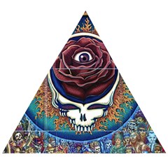 Grateful Dead Ahead Of Their Time Wooden Puzzle Triangle by Sapixe