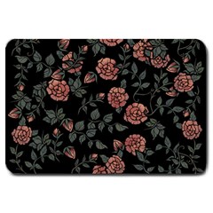 Dusty Roses Large Doormat  by BubbSnugg