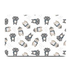 Cute Seamless Pattern With Koala Panda Bear Plate Mats by Amaryn4rt