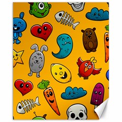 Graffiti Characters Seamless Ornament Canvas 16  X 20  by Amaryn4rt