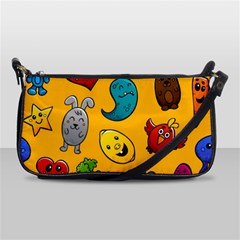 Graffiti Characters Seamless Ornament Shoulder Clutch Bag by Amaryn4rt