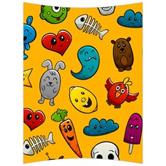 Graffiti Characters Seamless Ornament Back Support Cushion by Amaryn4rt