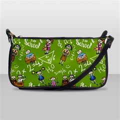 Seamless Pattern With Kids Shoulder Clutch Bag by Amaryn4rt