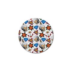 Full Color Flash Tattoo Patterns Golf Ball Marker (10 Pack) by Amaryn4rt