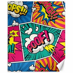 Comic Colorful Seamless Pattern Canvas 16  X 20  by Amaryn4rt