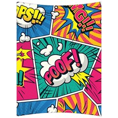 Comic Colorful Seamless Pattern Back Support Cushion by Amaryn4rt