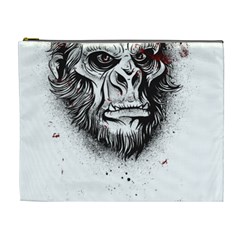 Monster Monkey From The Woods Cosmetic Bag (xl) by DinzDas