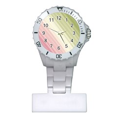 Pink Green Plastic Nurses Watch by Sparkle