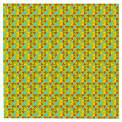 Lemon And Yellow Wooden Puzzle Square by Sparkle