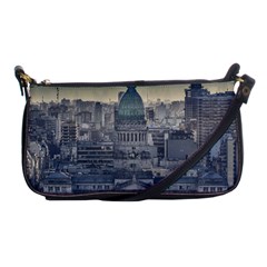 Buenos Aires Argentina Cityscape Aerial View Shoulder Clutch Bag by dflcprintsclothing