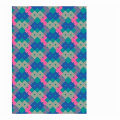 Geo Puzzle Small Garden Flag (two Sides) by tmsartbazaar