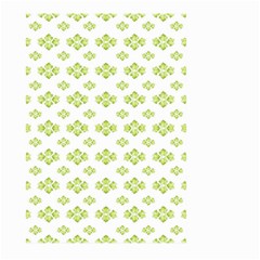 Bright Leaves Motif Print Pattern Design Large Garden Flag (two Sides) by dflcprintsclothing