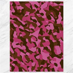 Pink And Brown Camouflage Canvas 36  X 48  by SpinnyChairDesigns