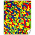 Colorful Rainbow Camouflage Pattern Canvas 11  x 14  10.95 x13.48  Canvas - 1