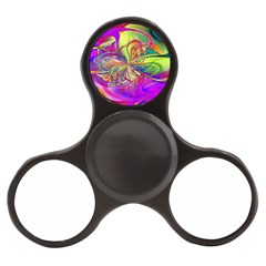 Rainbow Painting Pattern 4 Finger Spinner by DinkovaArt