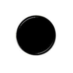 Plain Black Solid Color Hat Clip Ball Marker (4 Pack) by FlagGallery