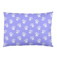 Animal Cat Dog Paw Prints Pattern Pillow Case (two Sides) by SpinnyChairDesigns