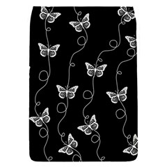 Black And White Butterfly Pattern Removable Flap Cover (s) by SpinnyChairDesigns